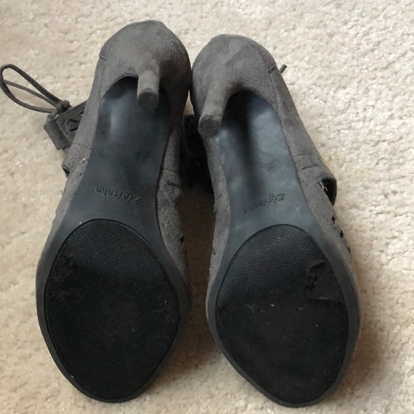 Zigi Soho Barrel Lace-up Heels - Picture 5 of 6